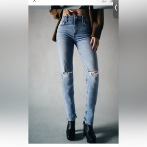 Zara mini flare mid rise 6